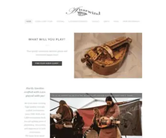 Altarwind.com(Hurdy Gurdy Instrument Shop) Screenshot
