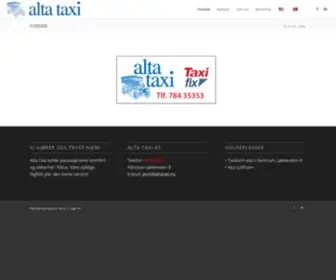 Altataxi.no(Alta Taxi) Screenshot