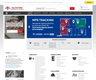 Altatec.com.mx(Terminales Portatiles) Screenshot
