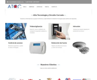 Altatecnologiacc.com(Alta Tecnología y Circuito Cerrado) Screenshot