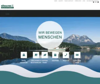 Altausseeschifffahrt.at(Altaussee-Schifffahrt) Screenshot