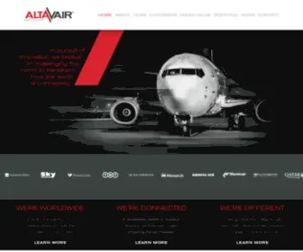 Altavair.com(Altavair Aviation Leasing) Screenshot