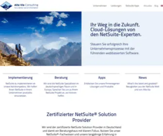 Altavia.de(Alta Via Consulting GmbH) Screenshot
