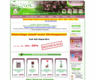 Altavic-Bio.com(Peintures écologiques Auro et Tassili naturelles 100%) Screenshot