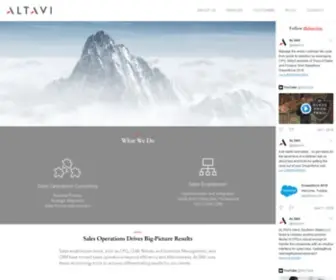 Altavi.com(Sales Operations Consulting and Implementation) Screenshot