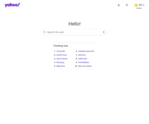 Altavista.com(Yahoo Search) Screenshot