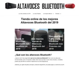 Altavocesbluetooth.top(Tienda online de los mejores Altavoces Bluetooth) Screenshot