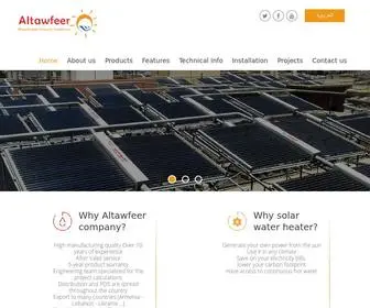 Altawfeer-Solar.com(Prima Group) Screenshot