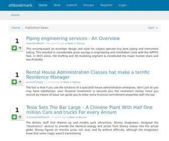 Altbookmark.com(Kliqqi is an open source content management system) Screenshot