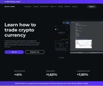 Altcoin-Traders.com(Bitcoin Trading) Screenshot