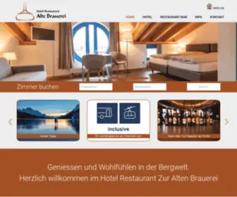 Alte-Brauerei.ch(Allgemeine Informationen Hotel) Screenshot