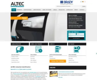 Altec.be(Altec) Screenshot