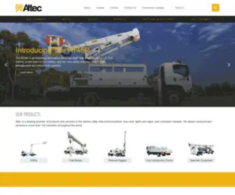 Altecaus.com.au(EWP, Pole Borers, Cranes, Vegatation Management and Utility Products) Screenshot