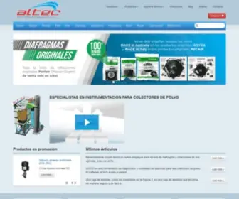 AlteCDust.com(Especialistas en Instrumentacion para Colectores de Polvo) Screenshot