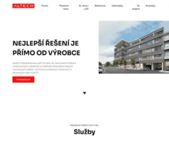 Altech-MB.cz(AlteCh : lehké obvodové pláště a plastová okna a dveře) Screenshot