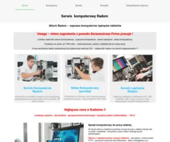 Altech-Radom.com(Naprawa laptop) Screenshot