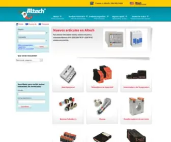 Altechmexico.com(Altech Process & Controls de Mexico) Screenshot
