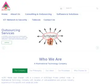 Altecme.ae(Customized Software Solutions & Services) Screenshot