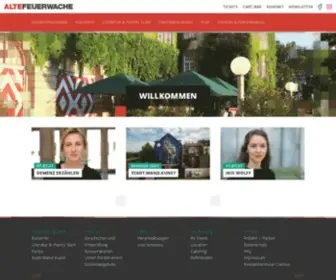 Altefeuerwache.com(Kulturzentrum Alte Feuerwache Mannheim) Screenshot