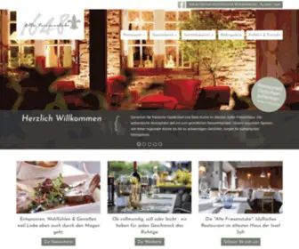 Altefriesenstube.de(Restaurant in Westerland) Screenshot