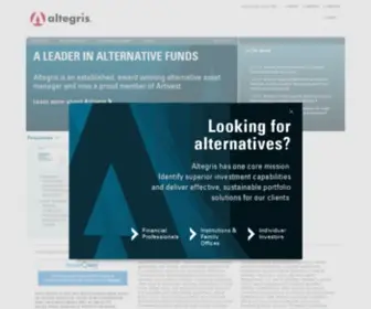 Altegris.com(Alternative Investments) Screenshot