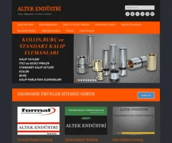 Altekendustri.com(Altek Endüstri) Screenshot