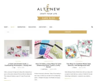 Altenewblog.com(Altenew Blog) Screenshot