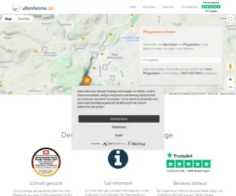Altenheime.de(Pflegeheime in Deutschland) Screenshot