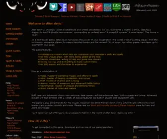 Alteraeon.com(Alter Aeon) Screenshot