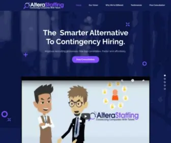 Alterastaffing.com(Altera Staffing) Screenshot