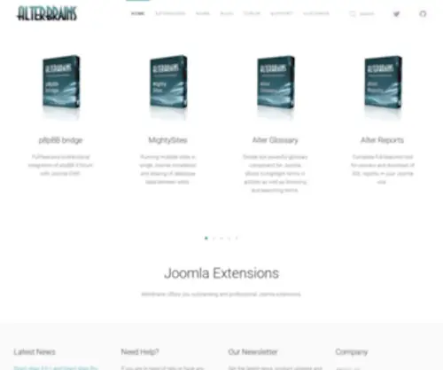 Alterbrains.com(Professional Joomla) Screenshot