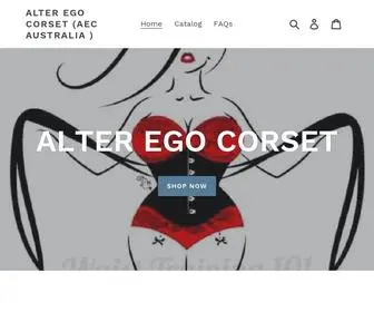 Alteregocorset.com(ALTER EGO CORSET (AEC AUSTRALIA )) Screenshot