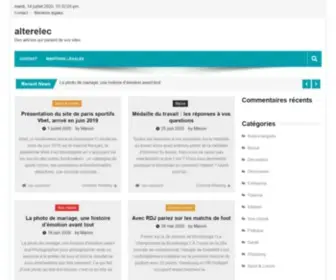 Alterelec.fr(Des articles qui parlent de vos sites) Screenshot