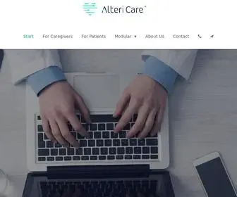 Altericare.com(E-vårdplattform) Screenshot