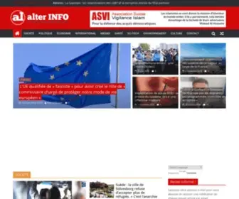 Alterinfo.ch(Bienvenue dans notre blog) Screenshot