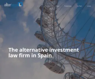 Alterlegal.es(Law Firm) Screenshot