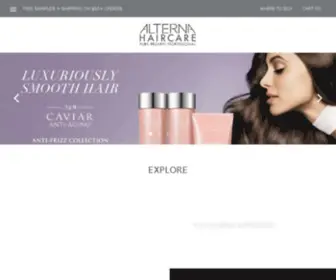 Alternahaircare.com(Transformational Haircare Products) Screenshot