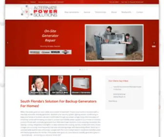 Alternate-Power-Solutions.co(Alternate Power Solutions) Screenshot