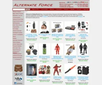 Alternateforce.net(Mission Critical Equipment for the Professional) Screenshot