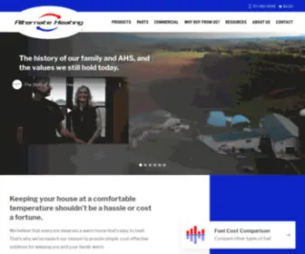 Alternateheatingsystems.com(Alternate Heating Systems) Screenshot