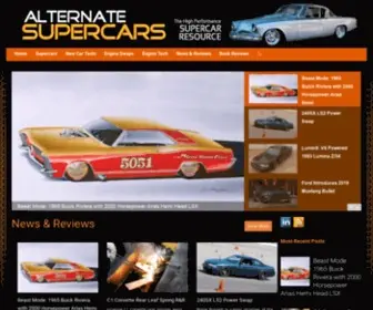 Alternatesupercars.com(Alternate Supercars Alternate Supercars) Screenshot