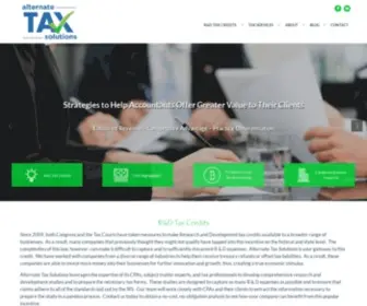 Alternatetaxsolutions.com(Alternate Tax Solutions) Screenshot
