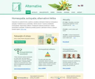 Alternativa.cz(Homeopatie, autopatie, alternativní léčba) Screenshot