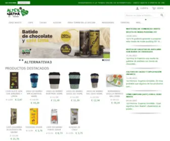 Alternativa3.bio(Pioneras en alimentación ecológica y comercio justo) Screenshot