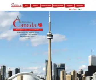 Alternativacanada.com(Asesoria en temas migratorios en Canadá) Screenshot