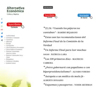 Alternativaeco.org(Alternativa Económica) Screenshot