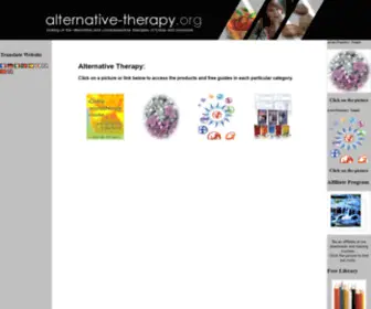 Alternative-Therapy.org(Alternative Therapy) Screenshot