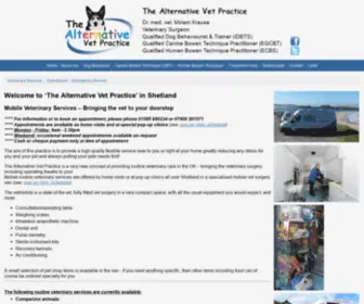 Alternative-Vet-Practice.co.uk("The Alternative Vet Practice" Miriam Krause) Screenshot