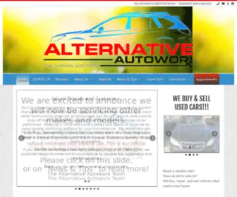 Alternativeautoworx.com(Alternative Autoworx) Screenshot