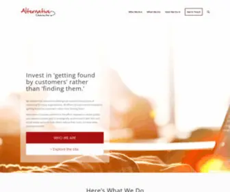 Alternativecharacter.com(Enterprise Content Consultancy) Screenshot